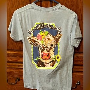 “I’m a little mooody” cattle short, Girlie Girl Original